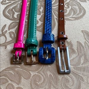 FOUR Belt COMBO in Various COLORS